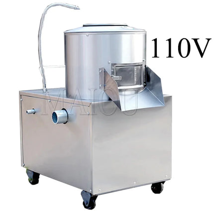 Stainless Steel Potato Cleaning Peeling Machine Automatic Sweet Potato Ginger Washing Peeling Machine
