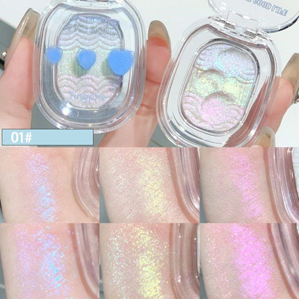 Light Shadow Highlighter Mashed Potato Diamond Shining High Gloss Paste Pearlescent Fine Flash Brightening Contouring Highlights