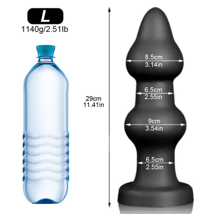 Huge Anal Dildos 18+ Sex Toys For Women Men Masturbation Soft Silicone Big Anal Plug Cone Butt Plug Anal Beads Prostate Massage