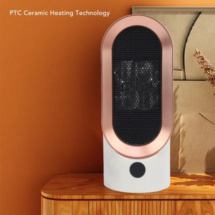 Fast Heating 800W PTC Ceramic Space Heater Quiet Portable Electric Desktop Heater For Office Bedroom Indoor Use