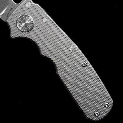 Andrew Demko Shark Cub Deep Carry Ceramic Bearing Titanium Handle Mark S35VN  Folding knife