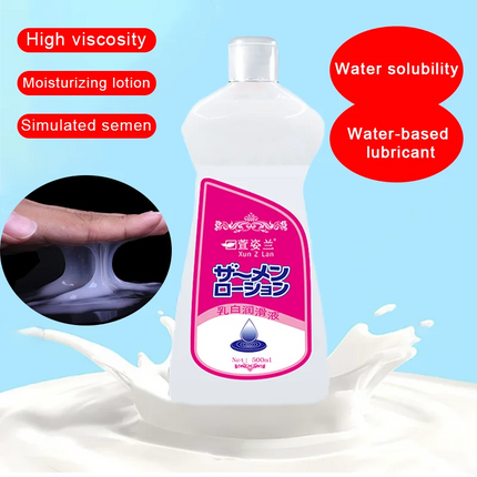 500ML Emulsion Lubricant Anal Lubricant Easy to clean, colorless and odorless, safe and healthy gay vaginal adult products