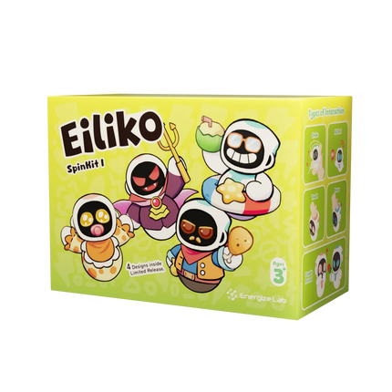 ENERGIZE LAB Eiliko Aquamarine Your Tiny AI Charm Robot That Matches Every Daily Outfit,Fun Electronic Pendant Toys,for Couples