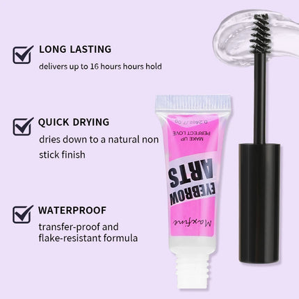 Flexible Tube Transparent Eyelash Mascara Waterproof Mascara Eyelash Extension Thick White Eyelash Cosmetics 1 Piece