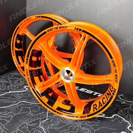AnoleStix Motorcycle Wheel Sticker For KTM 1290 Super Duke R 2015-2024 Rim Stripe Decorative Tape Hub Decals