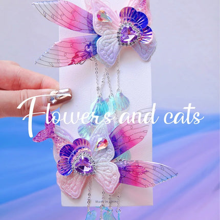 Mermaid Hairpin Crown Headband Children Birthday Gift Performance Princess Hair Accessories For Girls