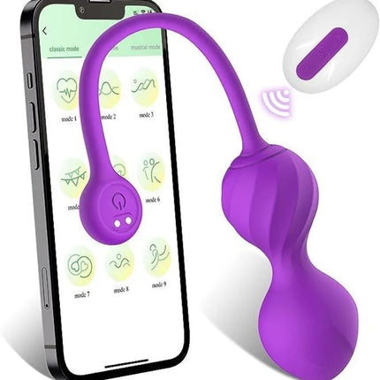 Wireless App Controlled Kegel Egg Vibrator for Women Vagina Muscle Trainer Intimate Sex Toy for Couples 18+ Ages