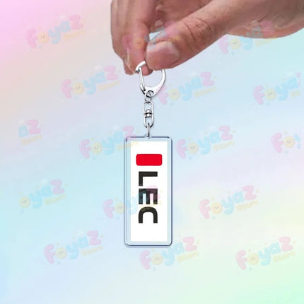 Cool Racing Car Drivers Name Keychain Llavero Accessories Bag Charms 2025 Motorsport Keychains Women's Keyrings Jewelry Fans Gif