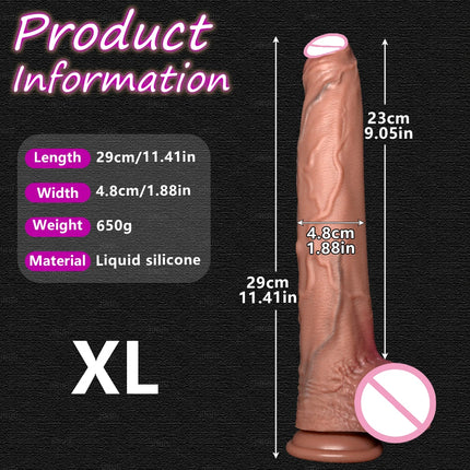 Realistic 5 Sizes Big Dildo Silicone Suction Cup Huge Penis Couples Masturbation Soft Cock Woman Man Anal Adult Sex Toy