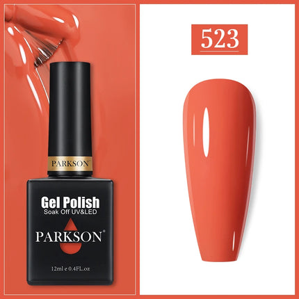 Parkson 12ML Nail Gel Polish HEMA TPO FREE Full Coverage 279 Color Gel Pigment Professional Nail Art Long Lasting Gel Varnish