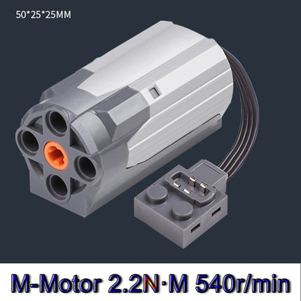 Technical Electronic Building Block MOC Refit Accessories Micro-motor RC Power Functions Parts Creative DIY Car Bricks Kids Toys