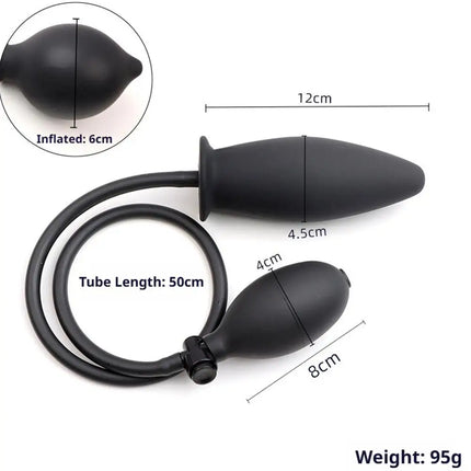 Inflatable Anal Plug Butt Expander for Women Dildos Vaginal Dilator Sex Toys Men Gay Couple Tool for Solo Adventures Couples Pla