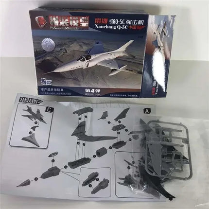 1Pcs 1/144 4D Assembly Airplane Mi24 Helicopter FC-1 J10 US Thunderbolt Fighter Reconnaissance Plane Transporter Military Toy