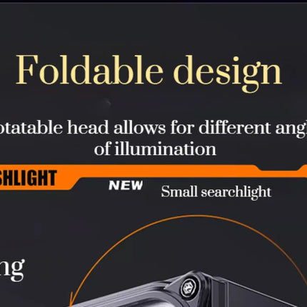 1200MAH Rechargeable Pocket Flashlight Portable Side COB Torch with Clip Tail Magnet Light 7 modes Outdoor Camping Lantern Send