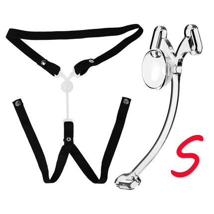 Metal Sissy Chastity Cage FUFU Clip Men Chastity Belt Flat Penis Curved Hook Bondage Go out Anti-off Elastic Band Erotic Sex toy
