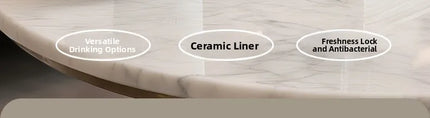 Large Capaci Cerc Inner Lid Insulated Mug Portable Car Coffee Cup Sports Water Bottle Fem High Aesthetic Value