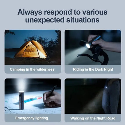 Philips 2025 New SFL1126 Flashlight Small Flashlight Led Portable Flashlight EDC With 4 Lighting Modes For Self Defense Camping