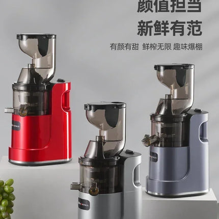 Home juice extractor - automatic, multifunctional. Small, for fruit and vegetable juice extraction with slag separation