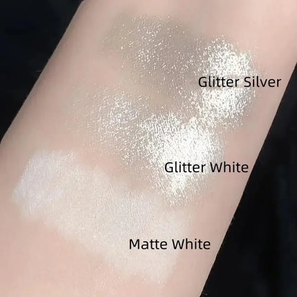 Glitter Highlighter Pen Pearlescent Lying Silkworm Pencils 1Pc Waterproof Long-lasting Brightening Eyes Stick Silver Eye Make Up