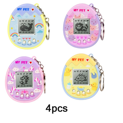 Virtual Pets Keychain for Boys Girls 168 Pets Retro Handheld Game Filled Easter Eggs  Easter Gift