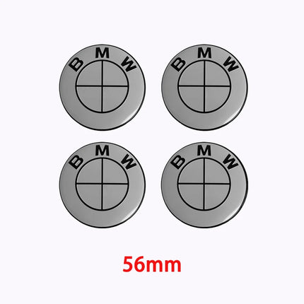 The new badge is suitable for the 45mm standard badge of BMW collective ABS 82/74mm hood/trunk 56/68mm wheel cover.