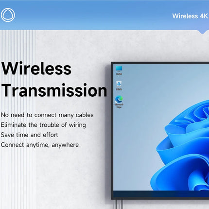 Hagibis Wireless HDMI-compatible Transmitter and Receiver Enterprise 4K Extender Kit Display Adapter Dongle Casting Video Audio