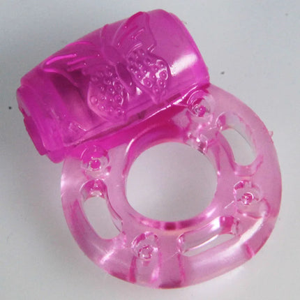 2pcs Finger Vibrator Ring Elastic Silicone Penis Vibrating Clitors Massager Masturb Cockring Toy Sex Toys,Adult Products for Men