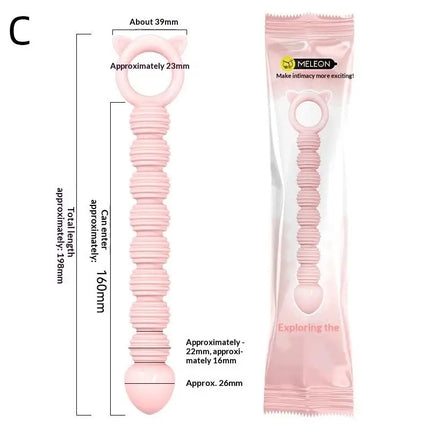 Adult Sex Couple Sexy Anal Dildo Toys New Beads Soft Anal Plug Anus Toys Big Balls Silicone G-Spot Stimulating Butt Plugs