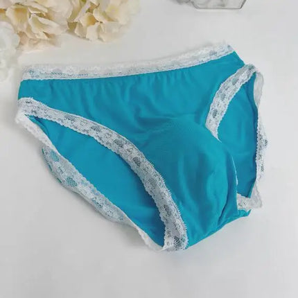 New Men's Underwear Sexy Men's Lace Briefs U-Convex Pouch Low-Rise Comfortable and Breathable Shorts  Briefs men underwear sexy
