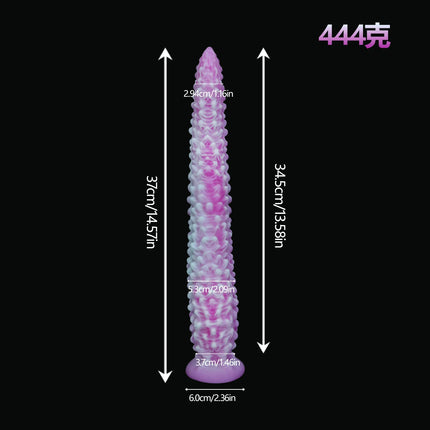 Anal plug dildo purple octopus tail shape anal plug prostate massager adult G-spot stimulation masturbator sex toy 18+