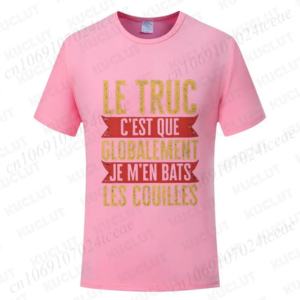 Funny French Men Shirt Retro Don't Fight The Balls Tops Humor Vintage Casual T-shirt Unisex Summer Tops O Neck Short Sleeve Tees