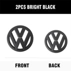 2pcs Matte Black / 11-18 Polo