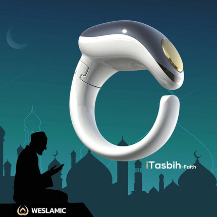 Muslim Gift Smart Electronic Counter 4 Digit Tasbeeh Tasbih Zikr Ring Digital  Counter Interchangeable Rings 18/20/22mm