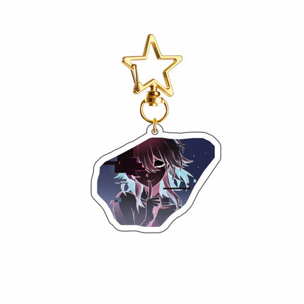 Game Honkai Star Acrylic Keychains Stand Cyrene DanHeng Evernight Cerydra Castorice Phainon Figure Pendant Car Key Chain Gifts
