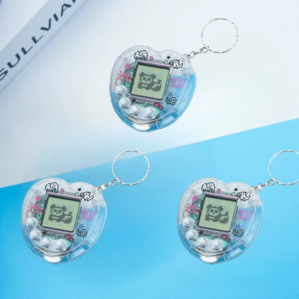 1/3/5PCS Transparent Electronic Pets Game Handheld Game Console Toy Virtual Cyber Digital Pet Pixel Funny Gift Play Toy
