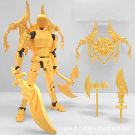 Titan 13 Action Figure,Assembly Completed 3D Printed T13 Multi-Jointed Movable Robot with Full Articulation Lucky13 Nova13 Dummy