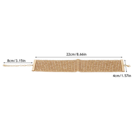 New Punk Sexy Shiny Rhinestone Anklets for Women Ethnic Ankle Chain Foot Jewelry Anklets Turkish Barefoot Party #243963