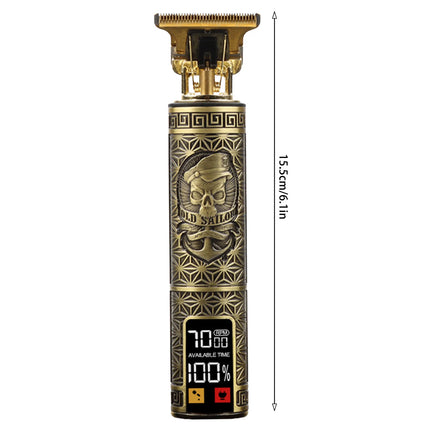 HIENA T9 hair clipper Professional barber Hair cutting Electric trimmer led display strong Power Dragon buddha hair Clippers