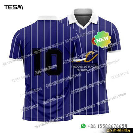 TESM Summer POLO Shirt Men Summer Sports V-neck T-shirt Street Trendy Short Sleeve 3D HD Print T-shirt