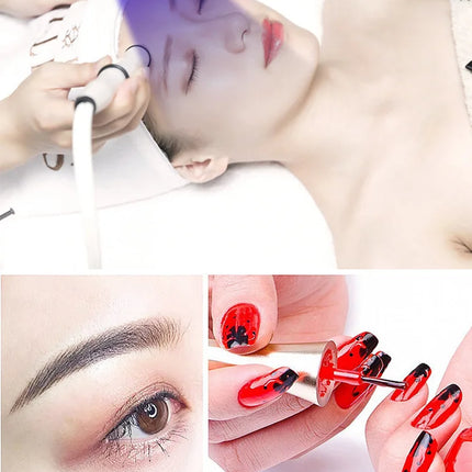 10W desktop adjustable purple light eyelash beauty lamp, false eyelash extension UV glue curing lamp, LED phototherapy lamp