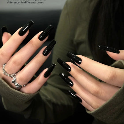 15ml Black UV/LED Nail Polish, unscented, high - gloss, fragrance - free. For French manicure, salon & DIY
