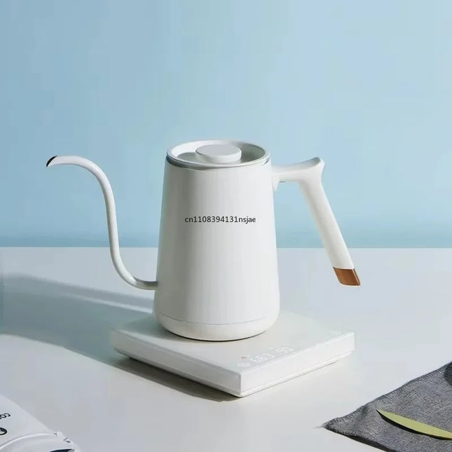 2026 Timemore Fish Smart Electric Pour Over Kettle 600ml 220v Fine Mouth Temperature Control Customize Hand Brew Coffee Pot