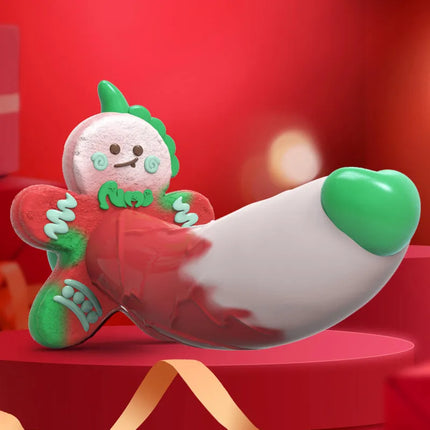 Monster Dildo Silicone Fantasy Colourful Cute Dildo Gingerbread Man Strong Suction Cup Dragon Dildo Anal Plug Sex Toys For Women