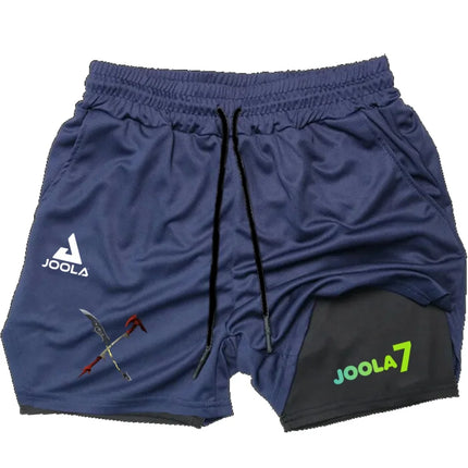 Year-round JOOLA 2-in-1 Pickleball Shorts Men Quick Dry Breathable Gym Running Training Shorts