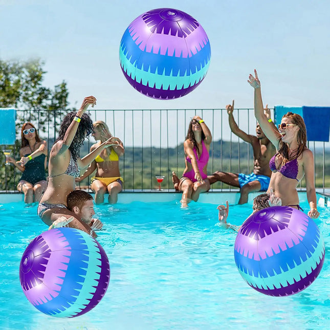 Beach Balls Inflatable Outdoor Pool Party Toy for Kids Boys Girls Teens Young Adults Backyard Beach Party Vacation Travel ﻿