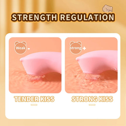 Powerful Whisper-Quiet Clitoral Stimulator for Women, Oral Vacuum Vibrator with Nipple Massage, Battery-Powered Plastic Body