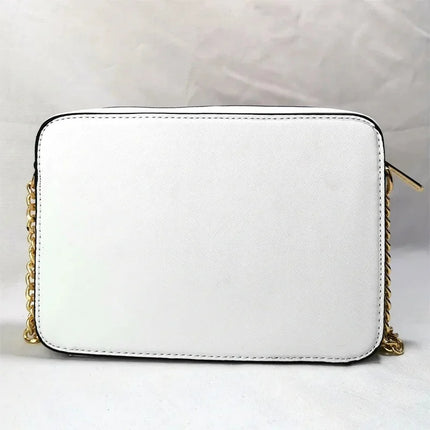Vintage PU Leather Crossbody Bag Women - Chain Strap Shoulder Handbag / Sac Bandoulière Vintage Cuir PU Femme - Chaîne