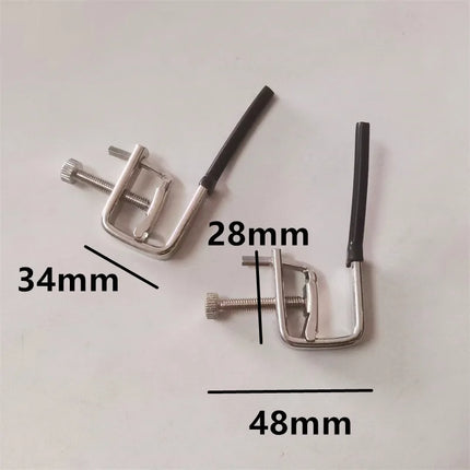 Metal Nipples Clips 6 Modes Electric Shock Labium Clamps Clitoris Stimulation Sex Toys for Women Men Couples Flirting Games