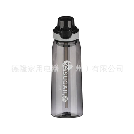 1pc 1000ml Air Flavored Water Bottle With 1pc Random Flavor Pods Sports Straw Cup Tritan For Outdoor Sports Fitness BPA Free