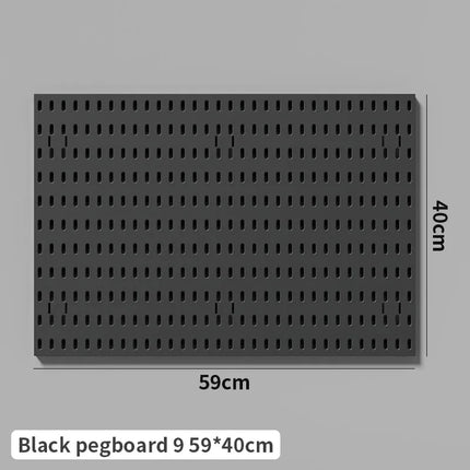 Nordic-Style Wall-Mounted Storage Pegboard: Drill-Free Headphone & Keyboard Stand for Gaming/Study Rooms, Also for Display